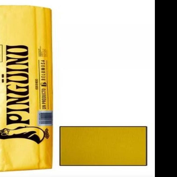 PAPEL CREPE PINGUINO AMARILLO MANGO E.10 C.250